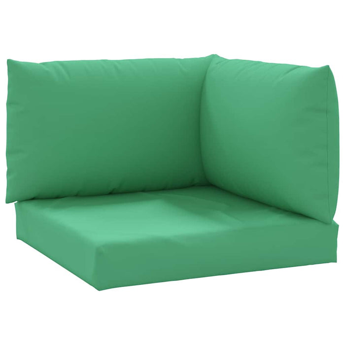 Perne pentru canapea din paleți, 3 buc., verde, textil - WALTI WALTI