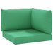 Perne pentru canapea din paleți, 3 buc., verde, textil - WALTI WALTI