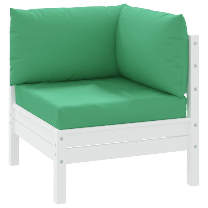 Perne pentru canapea din paleți, 3 buc., verde, textil - WALTI WALTI