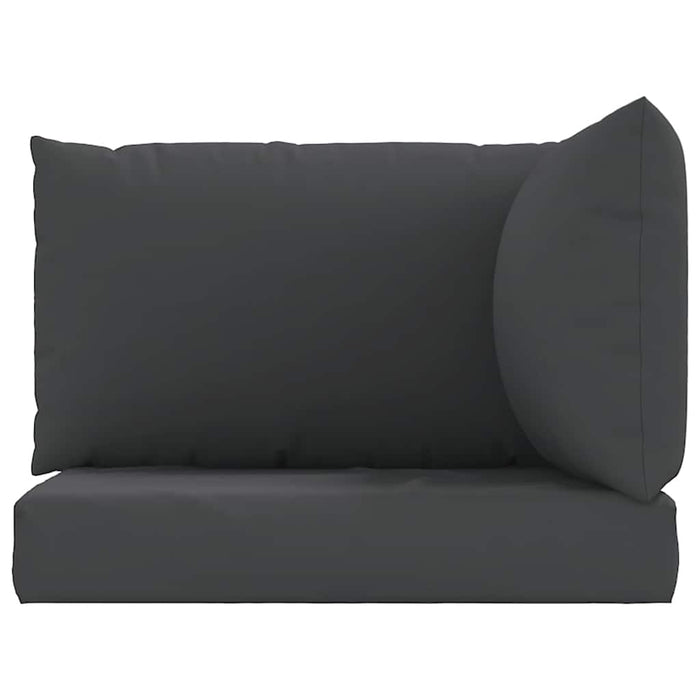 Perne de canapea din paleți, 3 buc., negru, material textil - WALTI WALTI