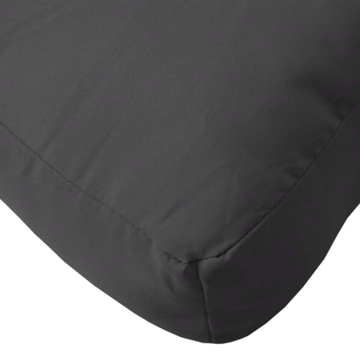Pernă paleți de podea, negru, 60x60x8 cm, material textil WALTI