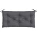 Pernă bancă de grădină, antracit, 110x50x7 cm, textil oxford - WALTI WALTI