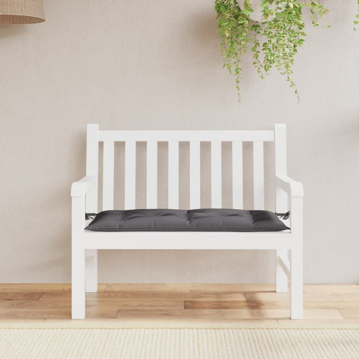 Pernă bancă de grădină, antracit, 110x50x7 cm, textil oxford - WALTI WALTI