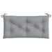 Pernă pentru bancă de grădină gri, 110x50x7 cm, material oxford - WALTI WALTI
