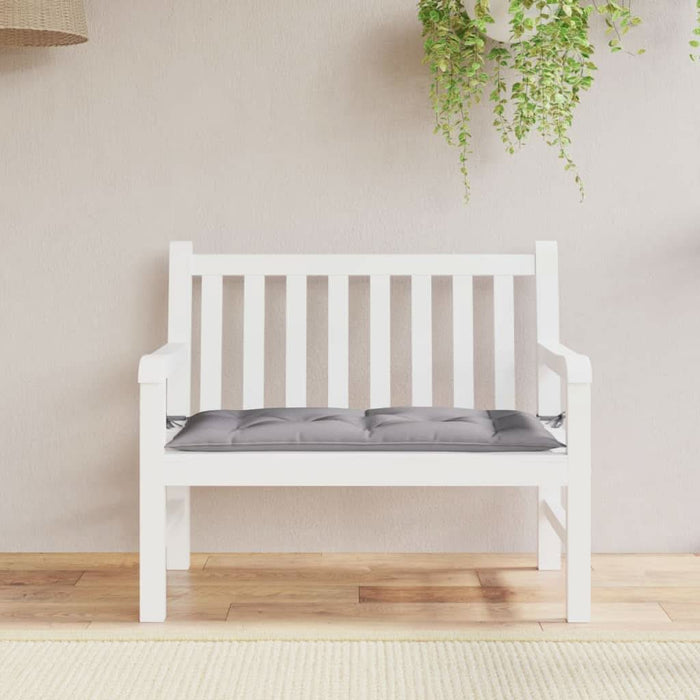 Pernă pentru bancă de grădină gri, 110x50x7 cm, material oxford - WALTI WALTI