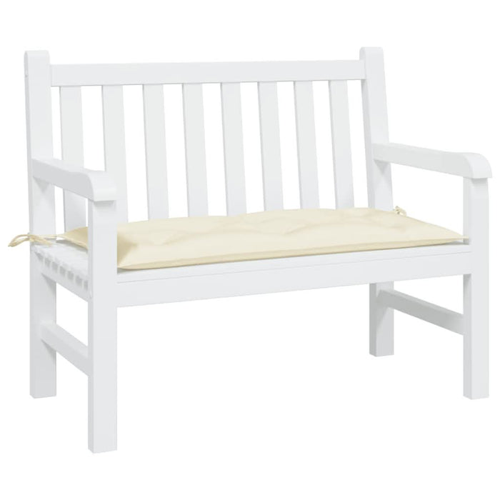Pernă bancă de grădină, alb crem, 110x50x7 cm, textil oxford - WALTI WALTI
