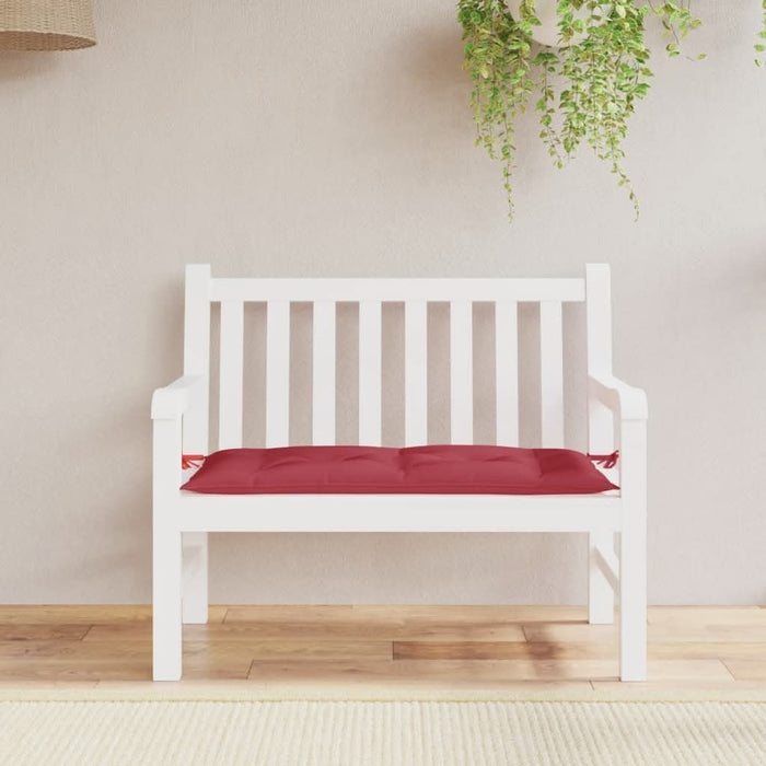Pernă bancă de grădină, roșu vin, 110x50x7 cm, material oxford - WALTI WALTI