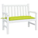 Pernă bancă de grădină verde aprins 110x50x7 cm material oxford - WALTI WALTI