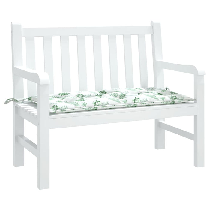 Pernă pentru bancă grădină, model frunze, 110x50x7 cm, textil - WALTI WALTI