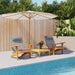 Perne pentru scaun Adirondack, 2 buc, gri, textil oxford - WALTI WALTI