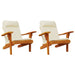 Perne pentru scaun Adirondack, 2 buc, crem, textil oxford - WALTI WALTI