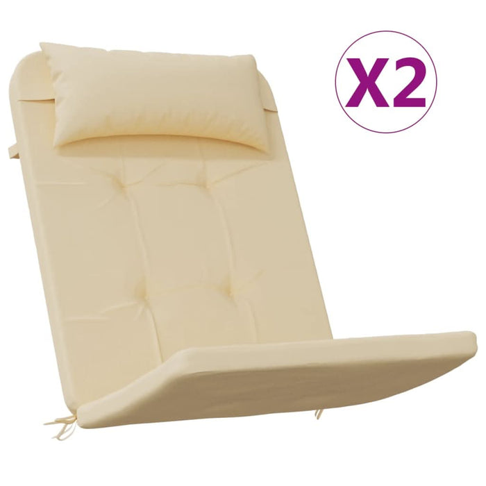 Perne pentru scaun Adirondack, 2 buc, bej, textil oxford - WALTI WALTI