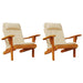 Perne pentru scaun Adirondack, 2 buc, bej, textil oxford - WALTI WALTI