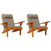 Perne pentru scaun Adirondack, 2 buc, gri taupe, textil oxford - WALTI WALTI