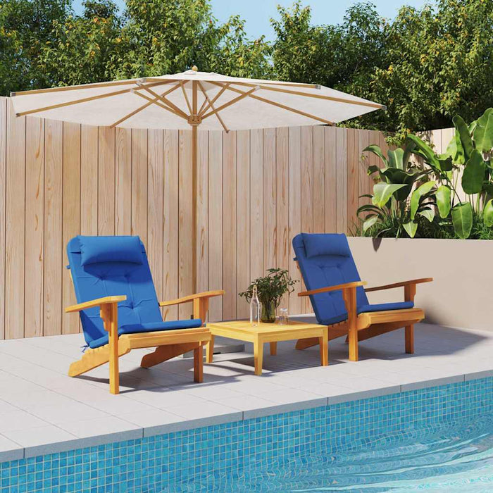 Perne pentru scaune Simplu 2 pcs albastru 58 x 77 x 4,5 cm - WALTI WALTI