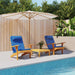 Perne pentru scaune Simplu 2 pcs albastru 58 x 77 x 4,5 cm - WALTI WALTI