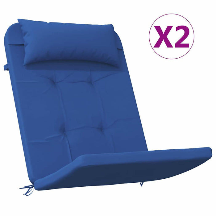 Perne pentru scaune Simplu 2 pcs albastru 58 x 77 x 4,5 cm - WALTI WALTI