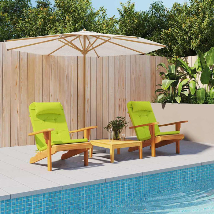 Perne pentru scaune 2 pcs Verde strălucitor. 58 x 77 x 4,5 cm - WALTI WALTI