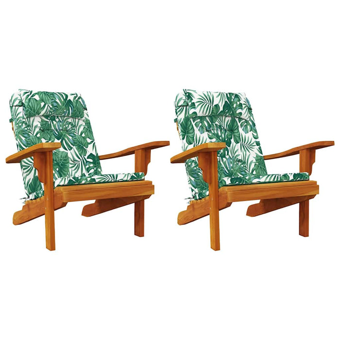 Perne pentru scaune 2 pcs Model cu frunze 58 x 77 x 4,5 cm - WALTI WALTI