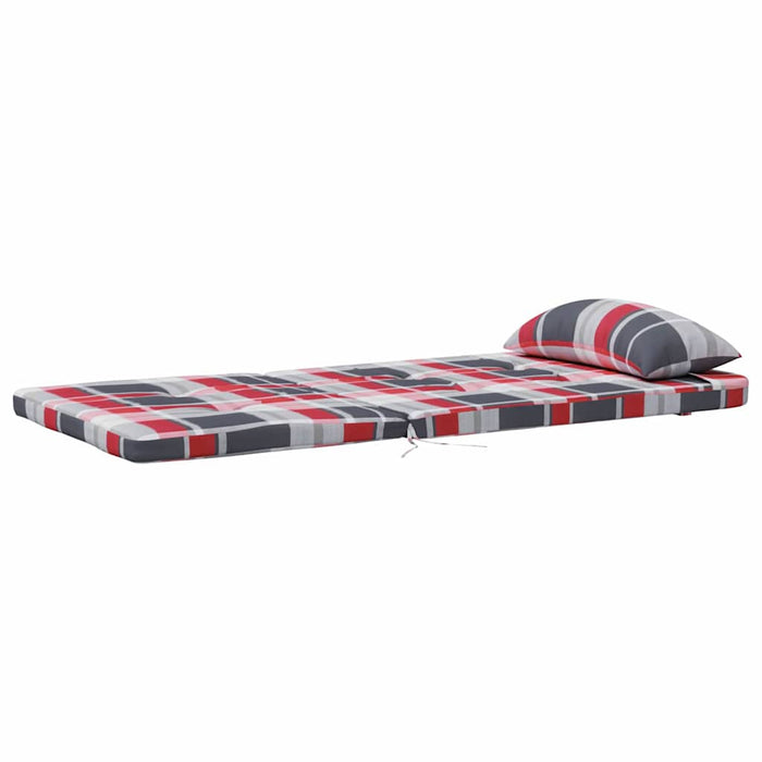Perne pentru scaune 2 pcs Verificare Roșie 58 x 77 x 4,5 cm - WALTI WALTI