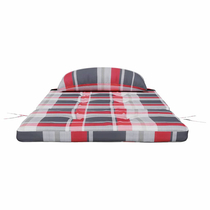 Perne pentru scaune 2 pcs Verificare Roșie 58 x 77 x 4,5 cm - WALTI WALTI