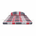 Perne pentru scaune 2 pcs Verificare Roșie 58 x 77 x 4,5 cm - WALTI WALTI