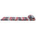 Perne pentru scaune 2 pcs Verificare Roșie 58 x 77 x 4,5 cm - WALTI WALTI