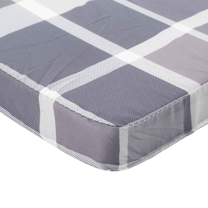 Perne scaun Adirondack, 2 buc, gri, careuri, textil oxford WALTI