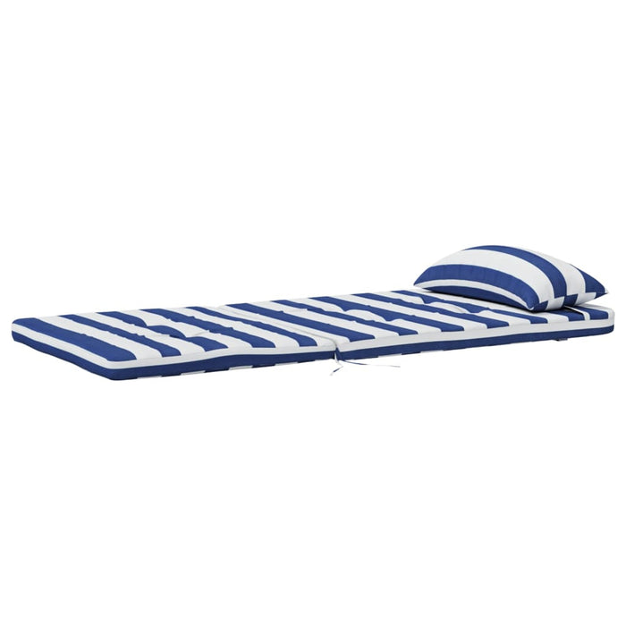 Perne scaun adirondack, 2 buc., dungi, albastru&alb, oxford WALTI