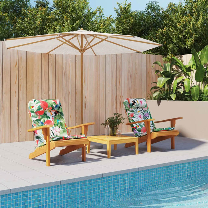 Perne pentru scaun Adirondack, 2 buc, multicolor, textil oxford - WALTI WALTI