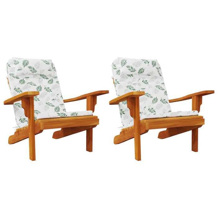 Perne de scaun adirondack, 2 buc, model frunze, textil Oxford WALTI