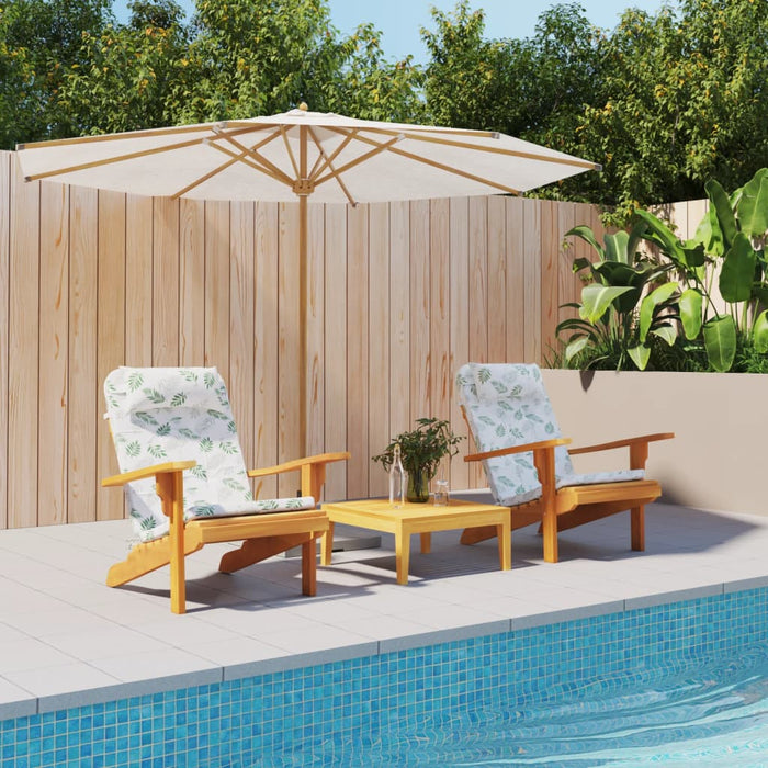 Perne de scaun adirondack, 2 buc, model frunze, textil Oxford WALTI
