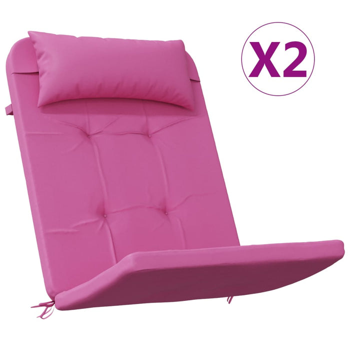 Perne pentru scaun Adirondack, 2 buc., roz, țesătură Oxford WALTI