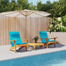 Perne pentru scaune Simplu 2 pcs Turcoaz 58 x 77 x 4,5 cm - WALTI WALTI