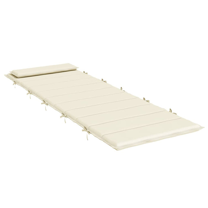 Pernă de șezlong, crem, 180x60x4 cm, textil Oxford - WALTI WALTI