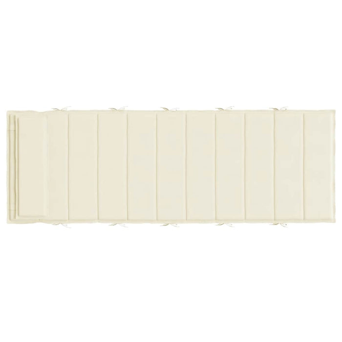 Pernă de șezlong, crem, 180x60x4 cm, textil Oxford - WALTI WALTI