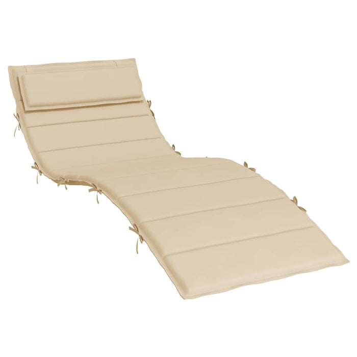 Pernă de șezlong, bej, 180x60x4 cm, textil Oxford - WALTI WALTI