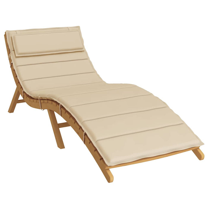 Pernă de șezlong, bej, 180x60x4 cm, textil Oxford - WALTI WALTI