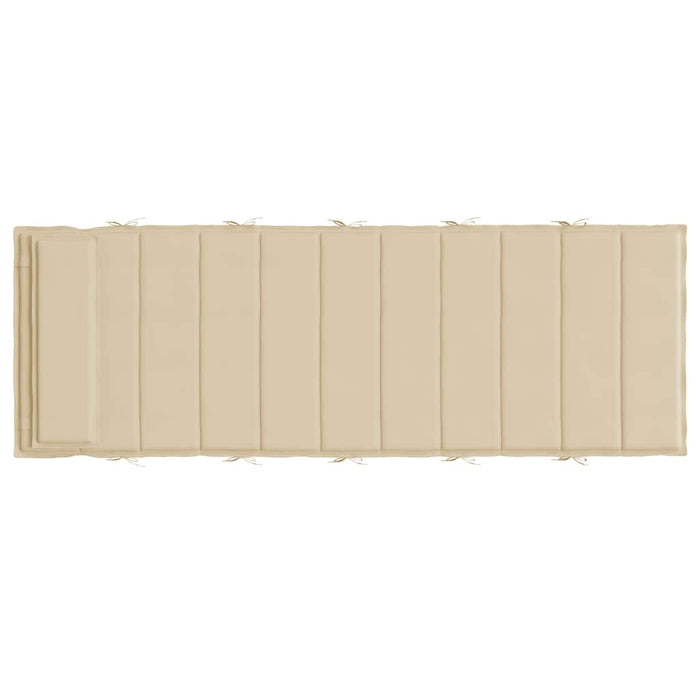 Pernă de șezlong, bej, 180x60x4 cm, textil Oxford - WALTI WALTI