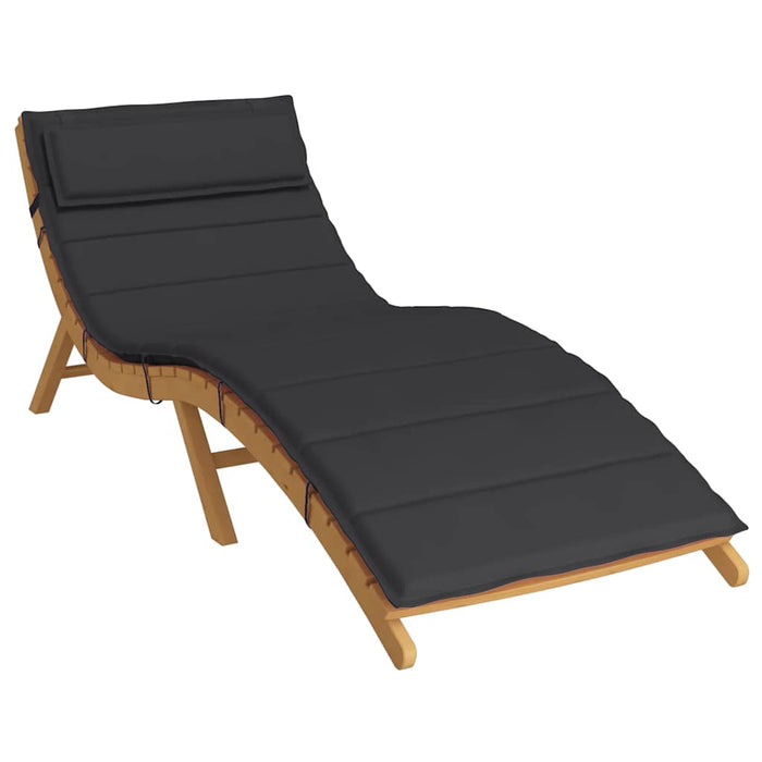 Pernă de șezlong, negru, 180x60x4 cm, textil Oxford - WALTI WALTI