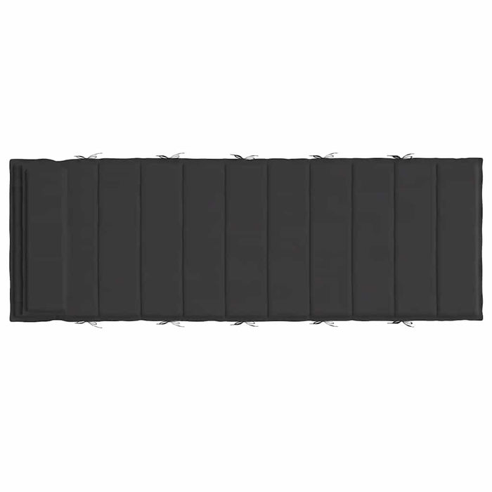 Pernă de șezlong, negru, 180x60x4 cm, textil Oxford - WALTI WALTI