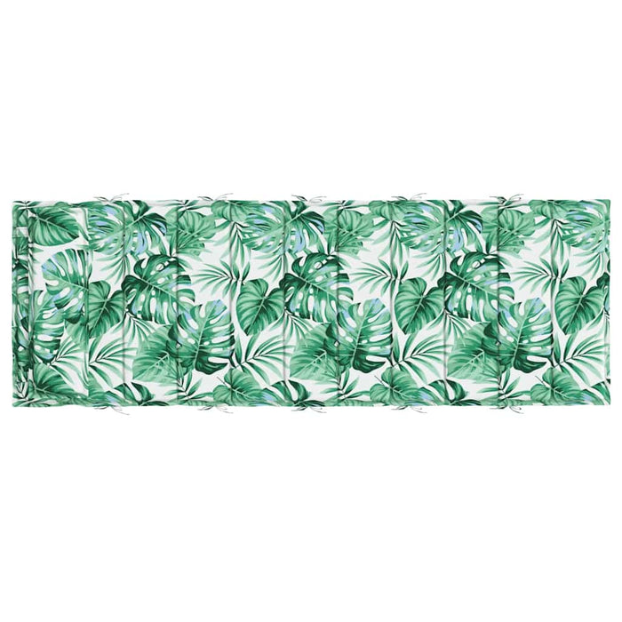 Pernă de șezlong, model frunze, 180x60x4 cm, textil Oxford WALTI