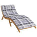 Perna de șezlong pentru soare Gri 178 x 60 x 4 cm Tafeta Oxford - WALTI WALTI