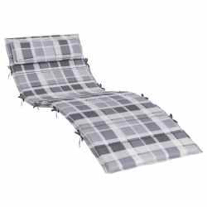 Perna de șezlong pentru soare Gri 178 x 60 x 4 cm Tafeta Oxford - WALTI WALTI