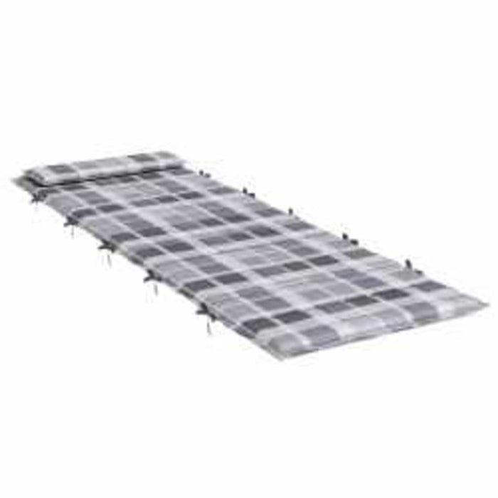Perna de șezlong pentru soare Gri 178 x 60 x 4 cm Tafeta Oxford - WALTI WALTI