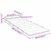 Perna de șezlong pentru soare Gri 178 x 60 x 4 cm Tafeta Oxford - WALTI WALTI