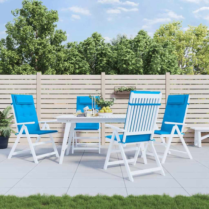 Perne de scaun cu spătar înalt, 4 buc, bleu, țesătură Oxford WALTI