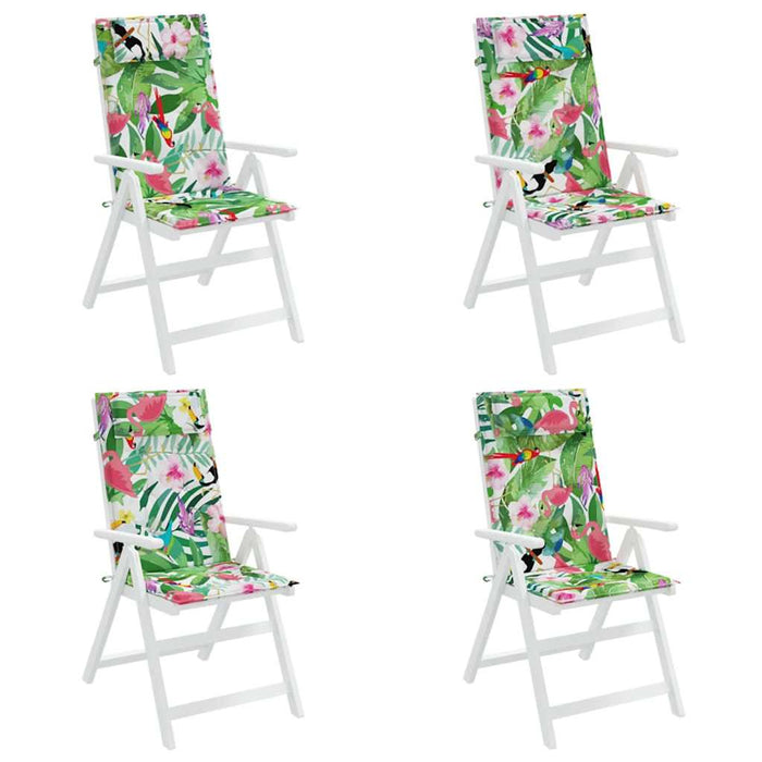 Perne de scaun spătar înalt, 4 buc., multicolor, textil oxford - WALTI WALTI