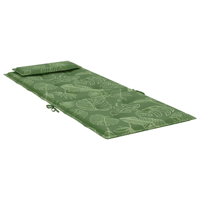 Perne de scaun spătar înalt, 4 buc, model frunze, textil Oxford WALTI