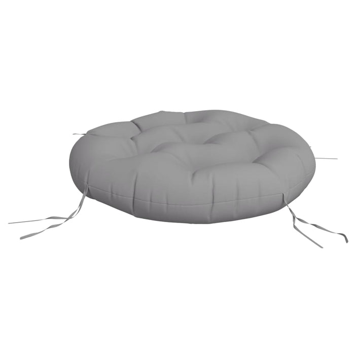 Pernă rotundă gri, Ø 60 x11 cm, țesătură Oxford - WALTI WALTI